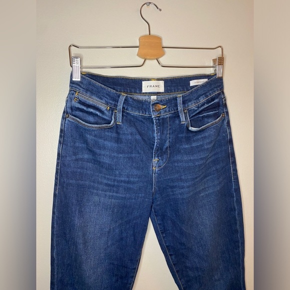 FRAME Le High Straight Jeans // Rosalie - Picture 6 of 12